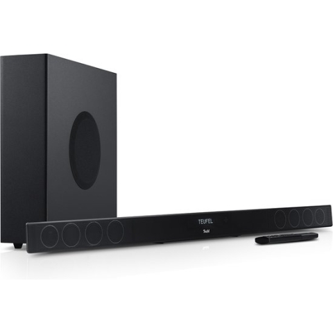 Teufel CINEBAR 11 "2.1-Set" - Soundbar met draadloze subwoofer, bluetooth met aptX, virtuele surround sound - zwart
