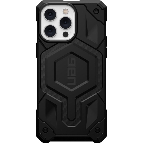 UAG Apple iPhone 14 Pro Max Monarch Pro Hoesje Geschikt voor Mag Kevlar Carbon Fiber