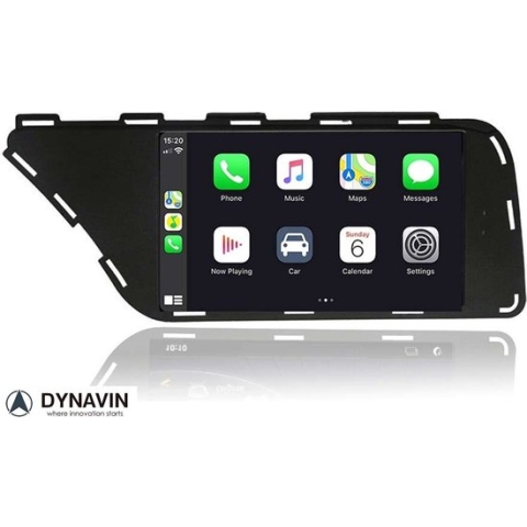 Dynavin MMI Navigatie Audi A5 carkit android 13 draadloos apple carplay touchscreen usb