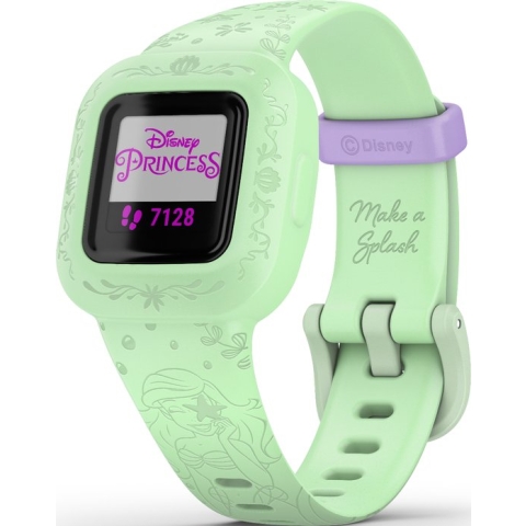 Garmin Vivofit Junior 3 - Activity tracker kinderen - Disney Prinses De Kleine Zeemeermin - Licht Groen