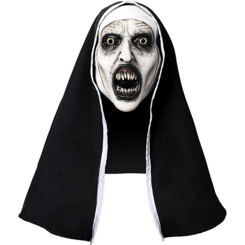 FUNIDELIA Deluxe The Nun Valak Masker voor volwassenen