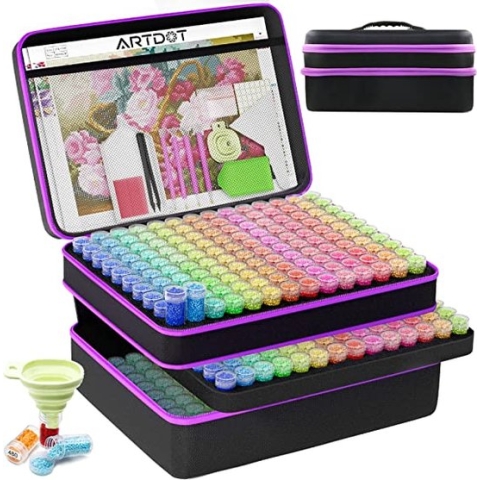 diamond painting opbergdoos - XXL - Diamond Painting Accessoires - 420 Stuks