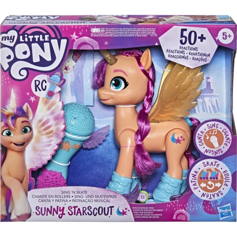 My Little Pony Film Zingende en Skatende Sunny - Franstalig Speelfiguur
