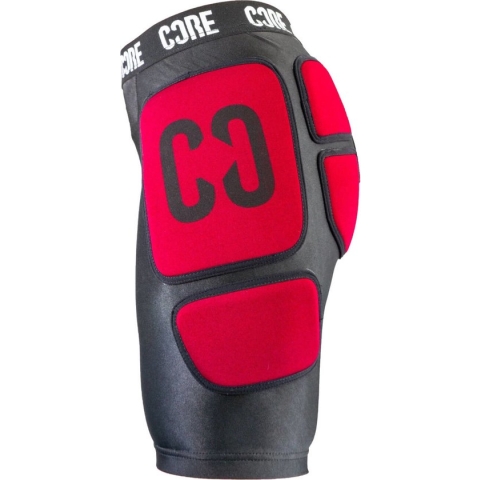 Core Impact Stealth Shorts black red
