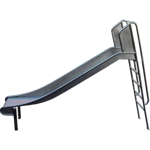 Intergard Glijbaan RVS voor speeltoestellen met trap (platformhoogte 200cm)