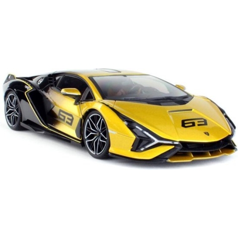 Lamborgini Sien  (Oranje/Wit) 1/18 burago