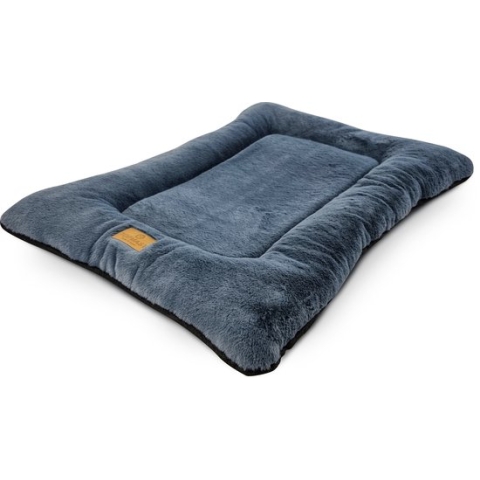 Topmast Soft Pluche Benchmat - Comfort Benchkussen - Antraciet - XXL - 124 x 74 x 9 cm - Voor Honden - Hondenkussen