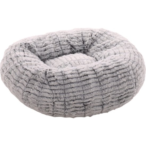 Flamingo Stella - Mand Honden;katten - Donut Stella Rond Grijs/wit 50x50x25cm - 1st