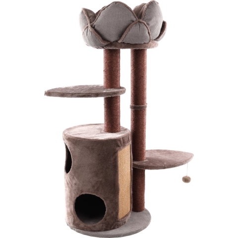 Flamingo Krabpaal Lotus  - Bruin -  110 cm