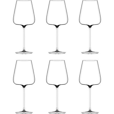 Wijn Glazen - Italesse Etoilé Noir - 0,79l - 6 stuks