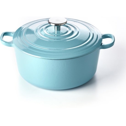 BK Bourgogne braadpan Ø 24 cm - blauw - gietijzer - inductie