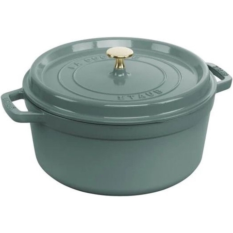 Staub Braadpan - Rond - 26 cm - eucalyptus limited edition