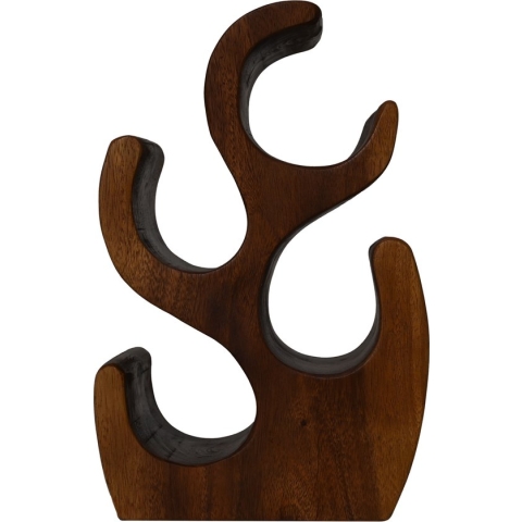 Flessenrek - 26x16x40 - Naturel finished - Munggur