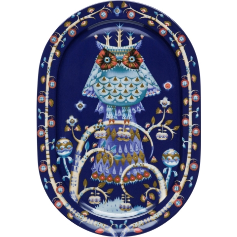 Iittala Taika Bord - 41 cm - Ovaal - Blauw