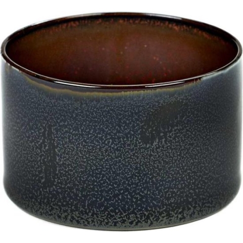 Serax Terres de Rêves Beker - Ø7,5 x H5 - Dark Blue / Rust - 8 stuks