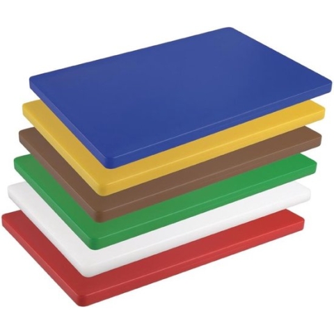 Hygiplas LDPE Extra Dikke Snijplank Bruin 600x450x20mm HC874 - Dikke Plank - Horeca