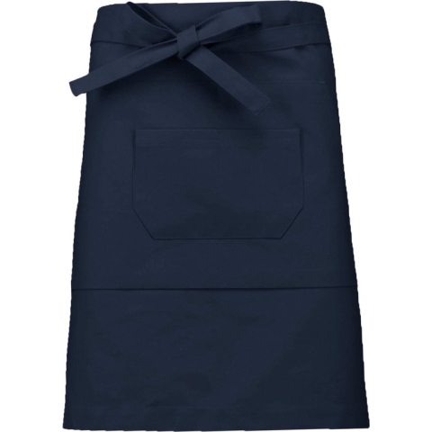 Awesome-Gifts - Professionele Horeca Sloof - K899 Bistro schort - Heupschort - Serveerschort - unisex - halflang - 90 x 50 cm - per 10 stuks - onbedrukt - Navy blauw