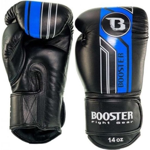Booster Fightgear - bokshandschoenen - BSG V9 - Zwart/Blauw - 10oz