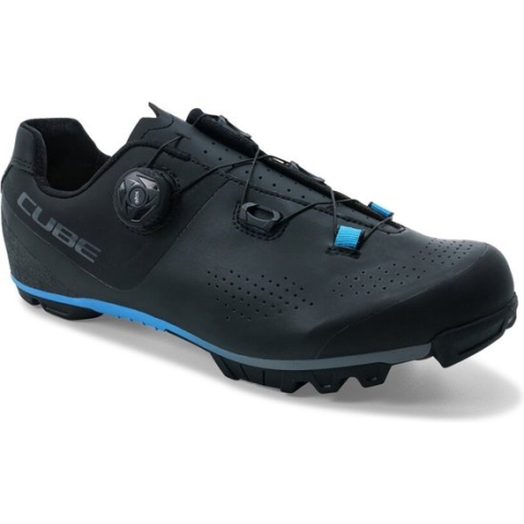 CUBE Fietsschoenen MTB Peak Pro - Sportschoenen - Raceschoenen - Zwart/Blauw - Maat 44