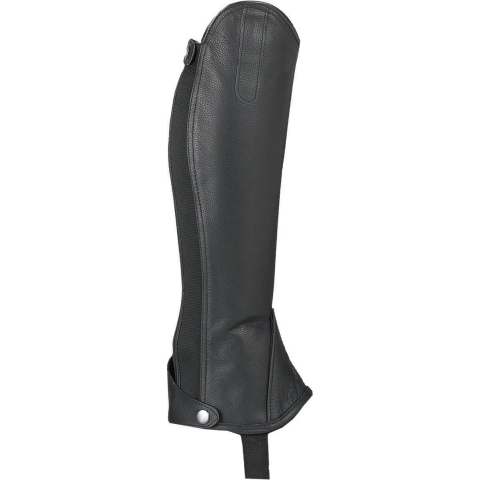 Mondoni Leggings Minichaps - Maat: M - Zwart - Leer