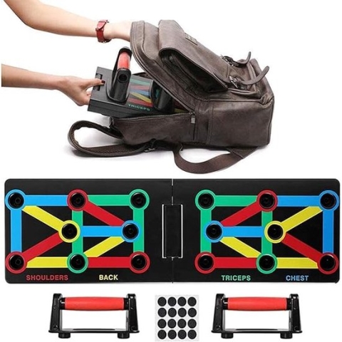 Push Up Bord - Push Up Grips - Push Up Board - Workout - Fitness Parallettes - Krachttraining - 12-in-1