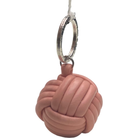 GIOBAGNARA SLEUTELHANGER NODO LEDER ROZE