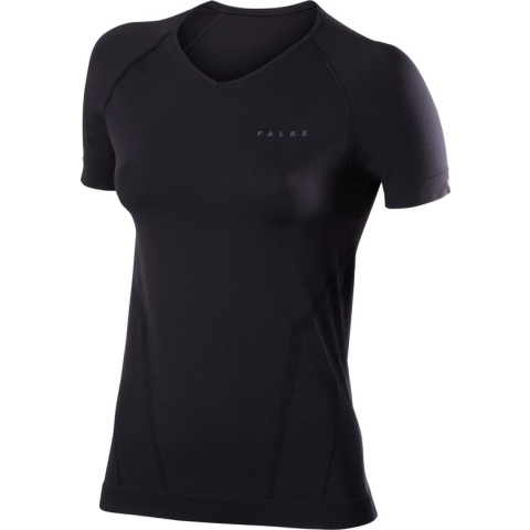 Falke Shortsleeved Comfort Ondergoed bovenlijf zwart Maat L