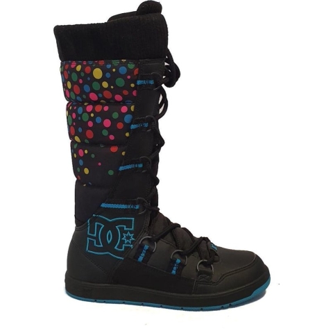 DC Wmns Chalet Slim 302467 Black / Turqouise Maat 38