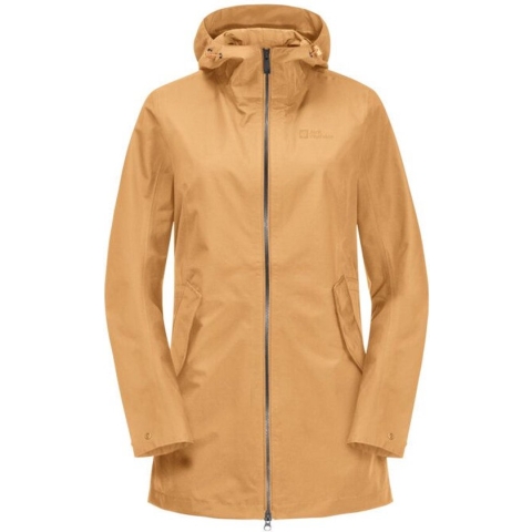 Jack Wolfskin Dakar Parka W - Honey yellow - Outdoor Kleding - Jassen - Waterdichte jassen