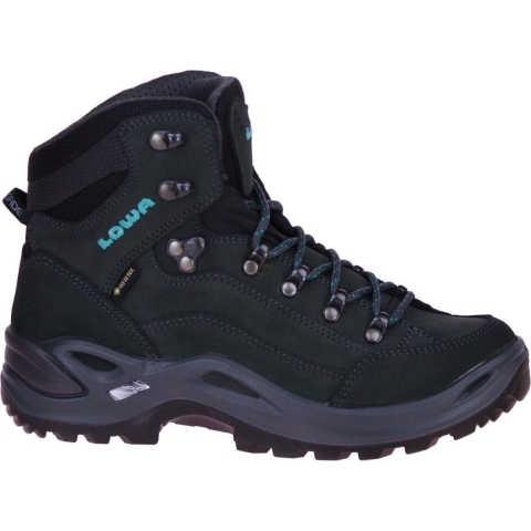 Lowa Renegade GTX® Mid Ws - Wandelschoenen Dames Asphalt / Turquoise 39