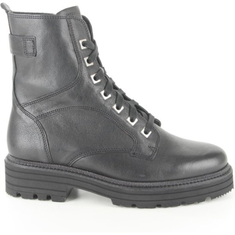 Durea- 9758 755 5598 zwart leren biker boot- H- maat 4