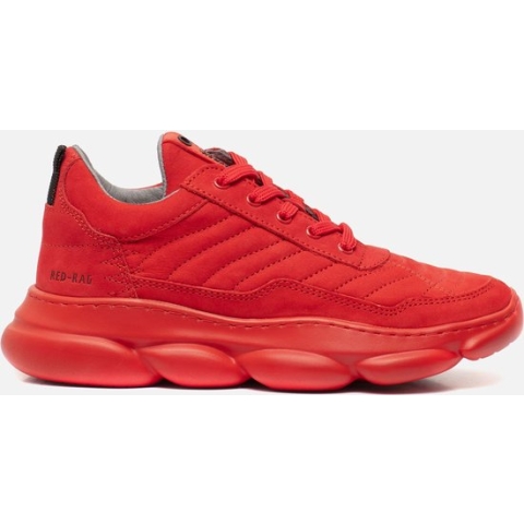 Red-Rag Sneakers rood Nubuck - Heren - Maat 38