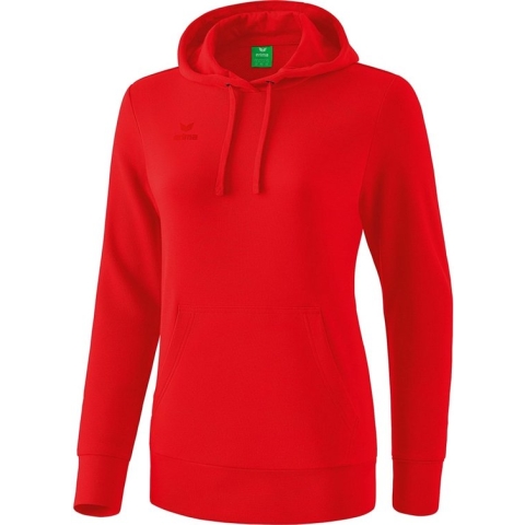 Erima Sweatshirt Met Capuchon Dames Rood Maat 40