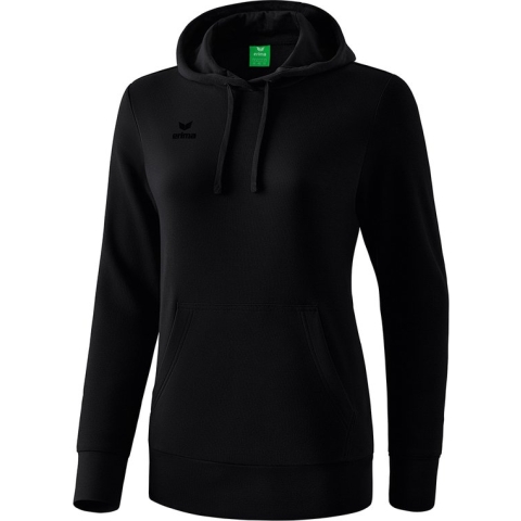 Erima Sweatshirt Met Capuchon Dames Zwart Maat 34