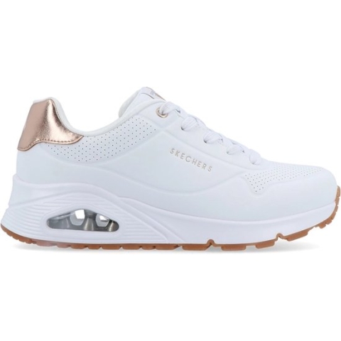 Skechers Uno Gen1 - Shimmer Away Sneakers Laag - wit - Maat 37