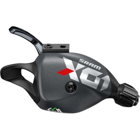 Sram X01 Eagle Single Click Trigger Achter Discrete Klem Rode Shifter Zwart 12s
