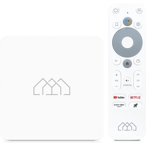 Ab-com - Homatische mediaspeler, 4K, ingebouwde Chromecast, Android 11, Box R Lite