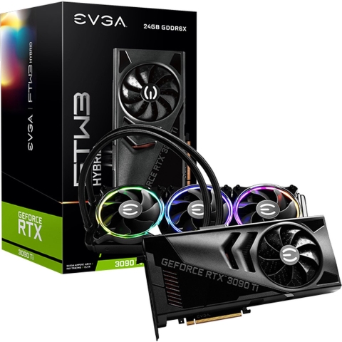 EVGA 24G-P5-4988-KR, GeForce RTX 3090 Ti, 24 GB, GDDR6X, 384 Bit, 7680 x 4320 Pixels, PCI Express x16 4.0