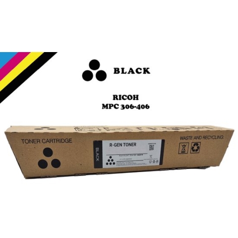 Toner Ricoh MP C306 / 307 / 406  Black – Compatible