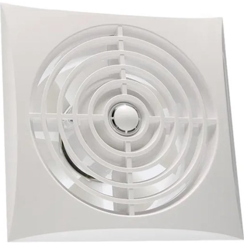 Nedco Quieto Ventilator ø100mm + Timer - Inbouw - Wit
