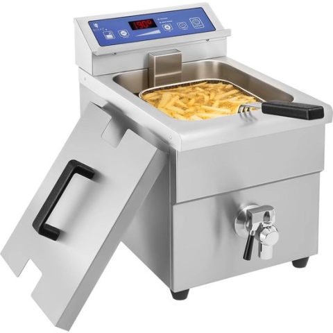 Royal Catering Frituurpan - Friteuse - Frietpan - Inductie - 1 x 10 L
