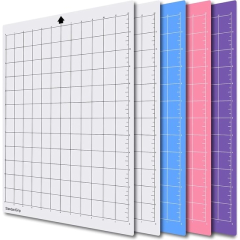 12 x 12 snijmat voor Silhouette Cameo Plotter 4/3/2/1,5 stuks vervangende snijmat standaard grip, Lightgrip, Stronggrip FrabricGrip lijm kleverige mat voor Silhouette Cameo Viny Craft