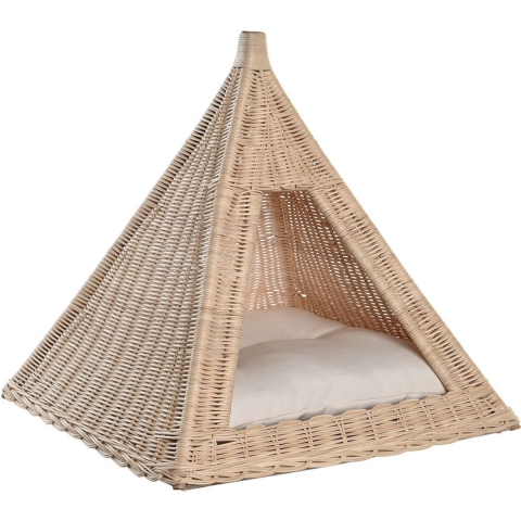 Hondenbed DKD Home Decor Natuurlijk Rotan 45 x 45 x 45 cm