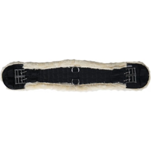 Horka Dressuursingel Anatomisch 40 Cm Bont/rvs Zwart/beige