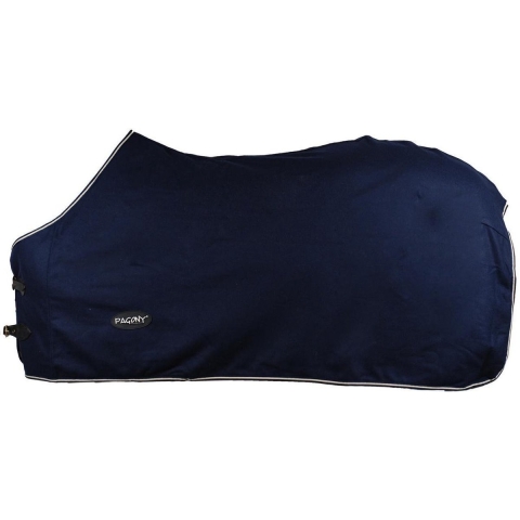 Pagony Britt Wollen Zweetdeken - Paardendeken - Maat: 155 - Donkerblauw - Wol