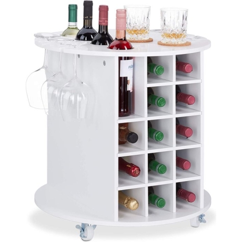 karaf -Huisbar barwagen - wereldbol bar uit de zestigde eeuw - Home bar bar cart