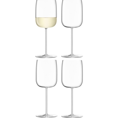 L.S.A. Borough Glas Wijn - 380 ml - Set van 4 Stuks