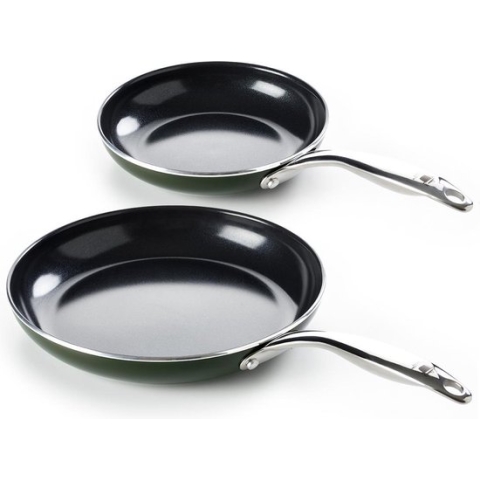 Dagelijkse kost door Jeroen Meus - koekenpannenset 2-delig ø20+28cm - inductie - PFAS-vrij
