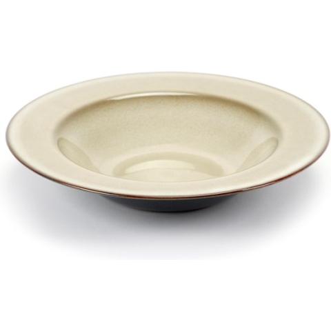 Serax Terres de Rêves Diep bord rand - Ø27,3 cm - Misty Grey - 2 stuks