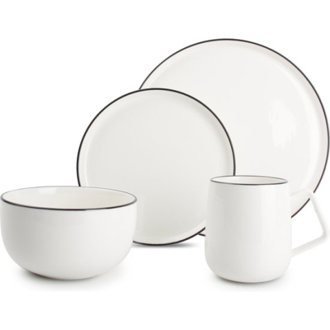 S|P Collection - Servies 16-delig wit - Studio Base